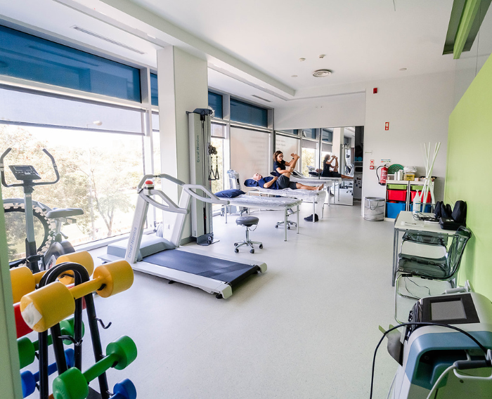 Ginásio da Clínica ABC Physio em Almada